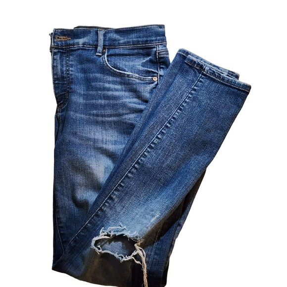 LOFT Modern Skinny Distressed 10/30 Women's Jeans - Picture 2 of 5